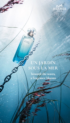 Hermès Un Jardin Sous la Mer parfum, svieža morská vôňa v elegantnom flakóne.