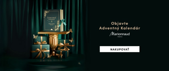 Adventný kalendár Marionnaud Paris – luxusné darčeky so zlatými motýľmi, ideálny vianočný darček. Nakupujte online