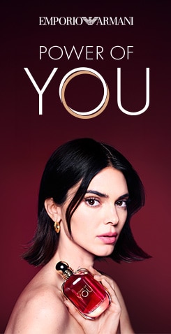 Emporio Armani Power of You – dámska parfumovaná voda v červenom flakóne, luxusná ženská vôňa