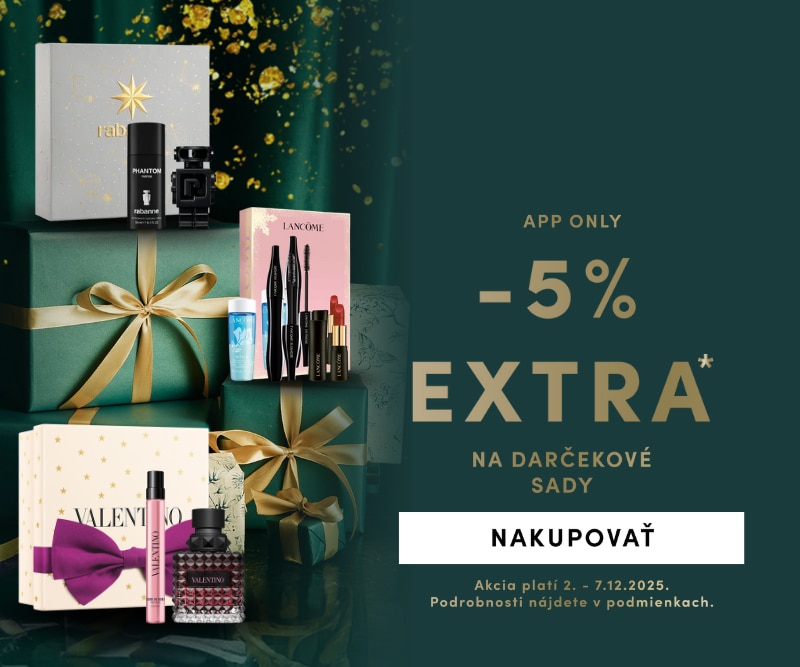 Extra reducere 5% la seturi cadou de Crăciun în aplicație – Rabanne, Lancôme, Valentino, promoție online.