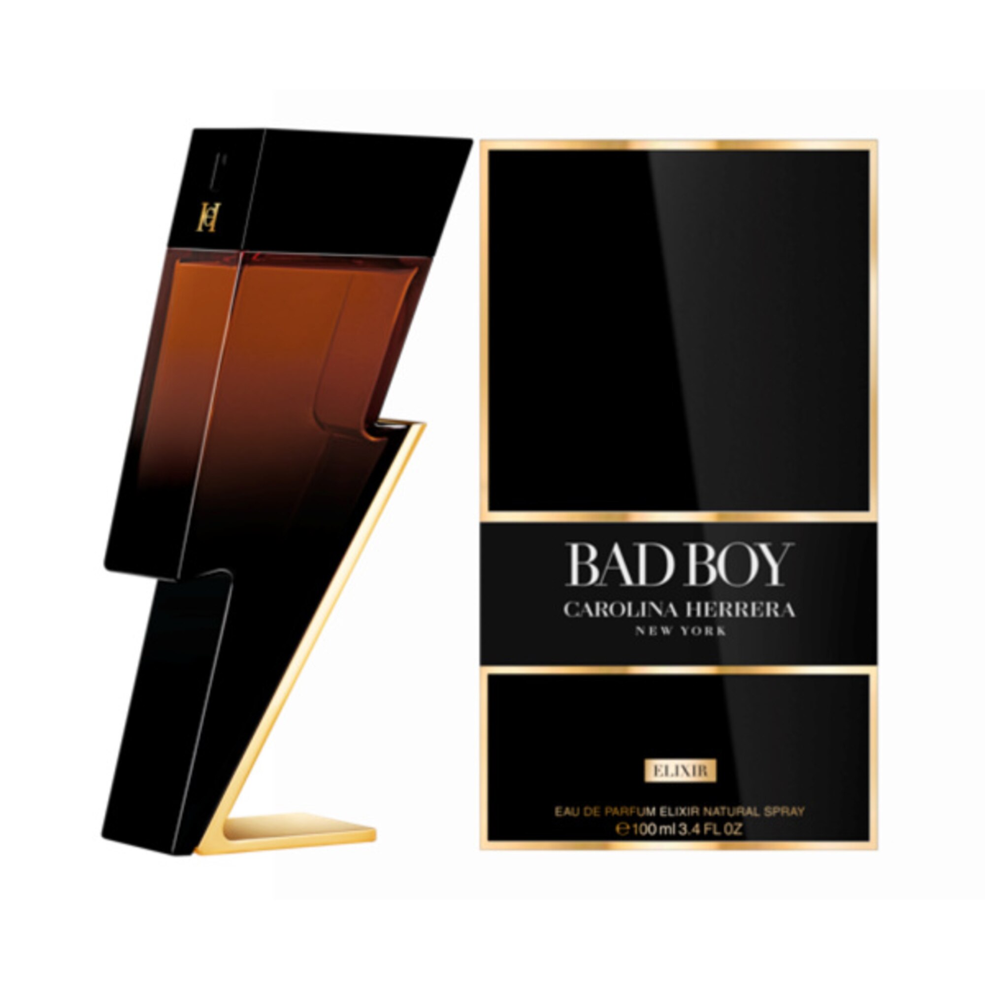 100 ML Carolina Herrera BAD BOY ELIXIR Parfumovaná voda  1 of 4 