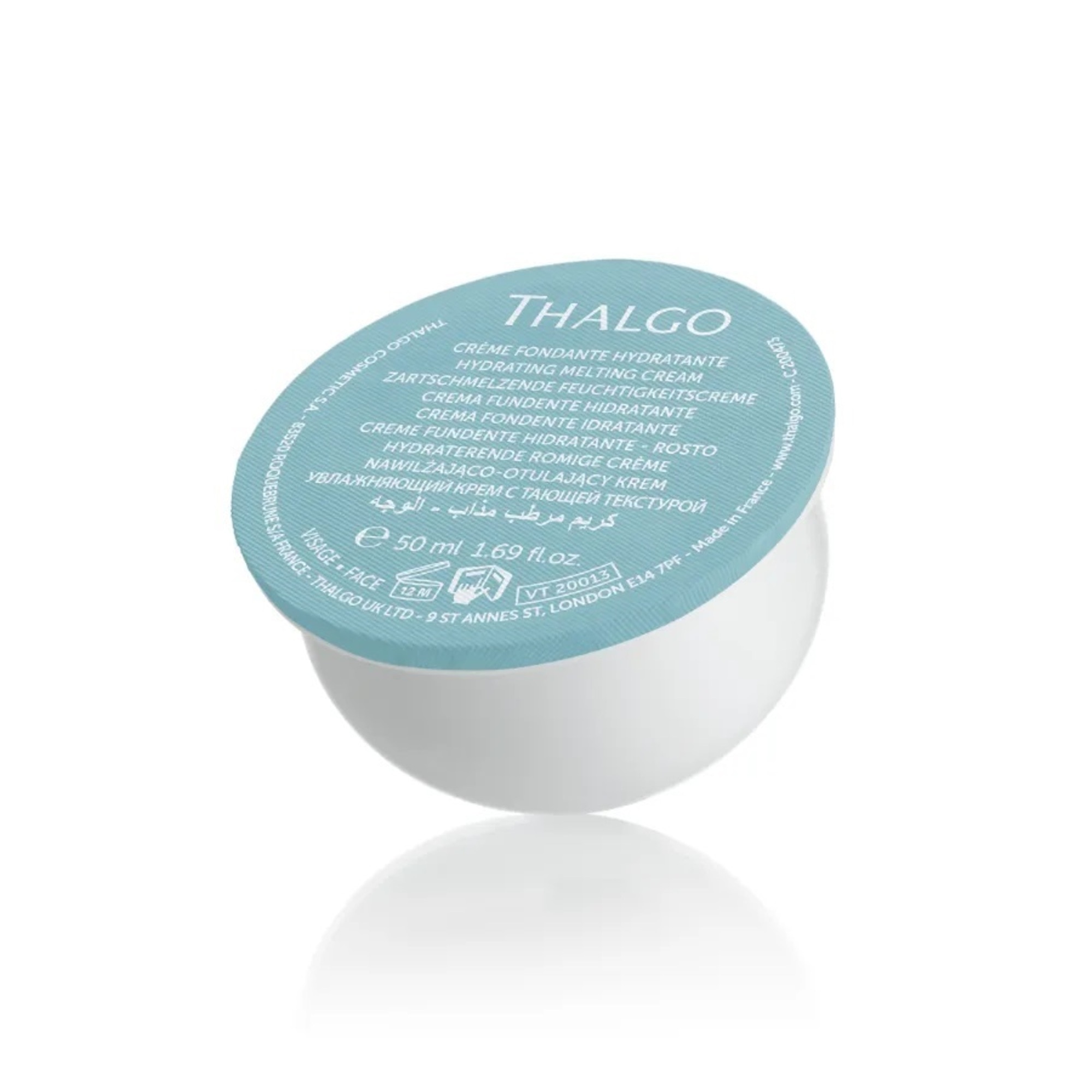 50 ML THALGO SOURCE MARINE HYDRATING MELTING CREAM REFILL Hydratačný krém. Ekologická náhradná náplň. 1 of 1