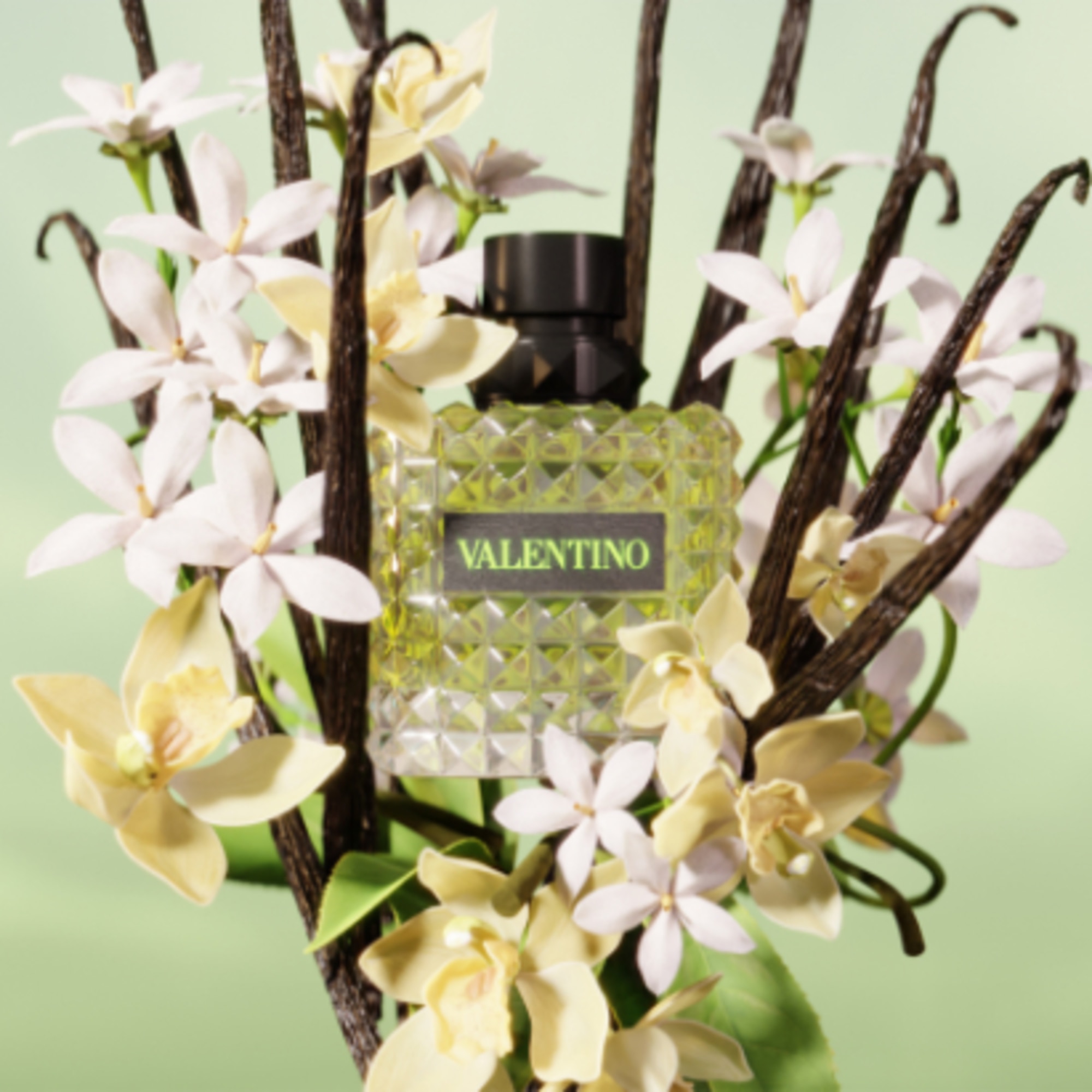 100 ML Valentino BORN IN ROMA DONNA GREEN STRAVAGANZA Toaletná voda  1 of 8 