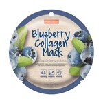 1 KS PUREDERM BLUEBERRY COLLAGEN MASK Kolagénová pleťová maska 1 of 1 Kolagénová pleťová maska