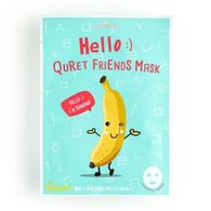 25 GR QURET HELLO :) FRIENDS MASK BANANA Pleťová maska   1 of 2 