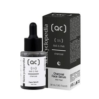 30 ML SKINCYCLOPEDIA FACE SERUM CHARCOAL 5% AHA + PHA COMPLEX Exfoliačné nočné sérum s 5 % kyseliny mandľovej a aktívnym uhlím  1 of 2 