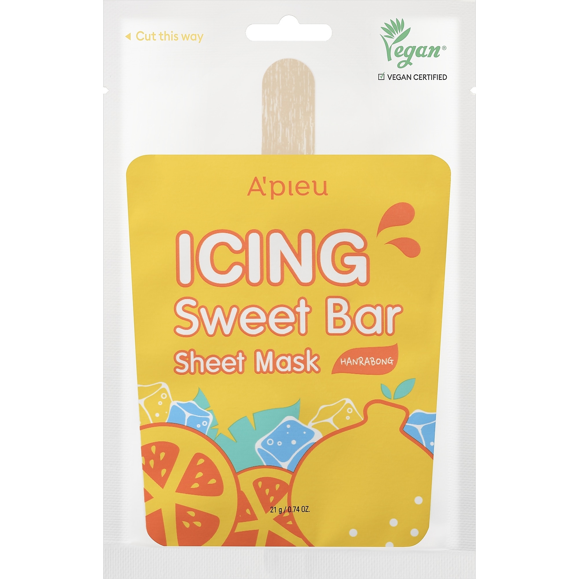 21 G undefined ICING SWEET BAR SHEET MASK HANRABONG Pleťová maska 1 of 1
