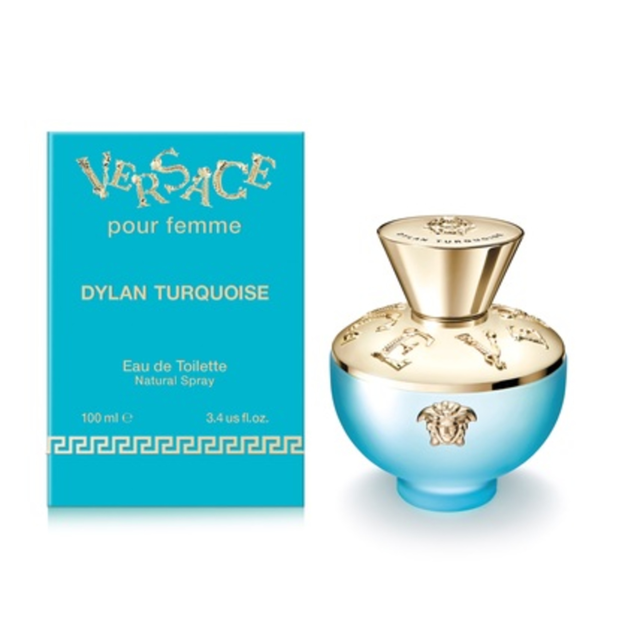 100 ML Versace DYLAN TURQUOISE Toaletná voda pre ženy  1 of 2 