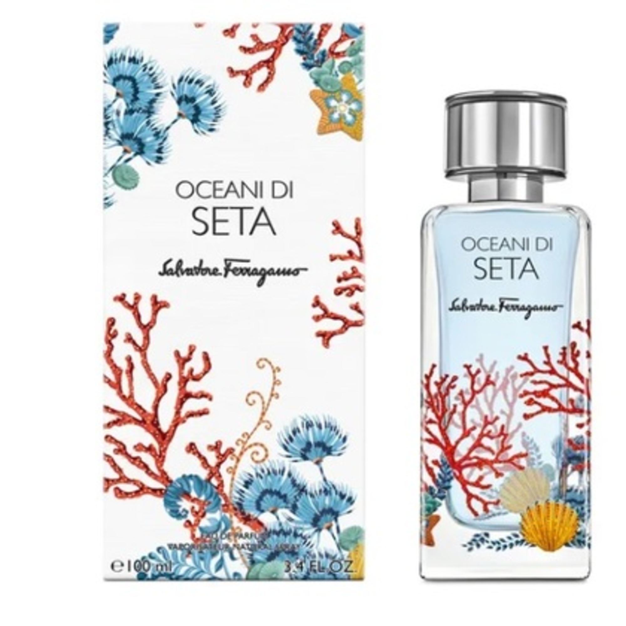 100 ML Ferragamo OCEANI DI SETA Parfumovaná voda  2 of 2 Parfumovaná voda