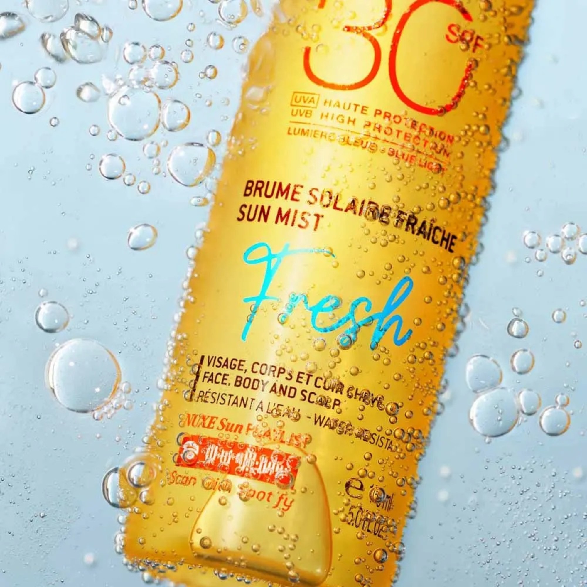 25 G Nuxe SUN Ochranný sprej na tvár, telo a vlasy s vysokou ochranou SPF 31 1 of 2