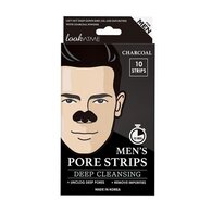 20 GR LOOK AT ME MEN ́S NOSE PORE STRIPS - CHARCOAL Čistiace náplaste na nos pre mužov  1 of 2 