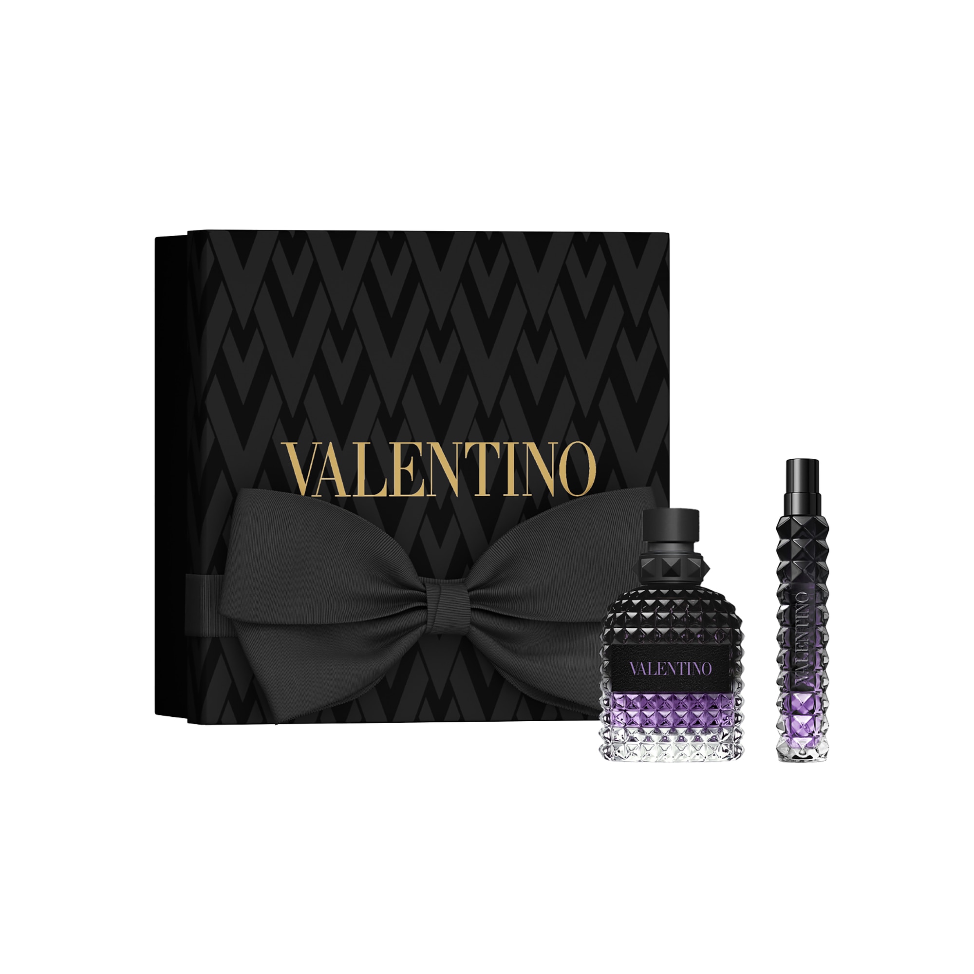 50+10 ML Valentino BORN IN ROMA OUMO PURPLE Pánska darčeková sada 1 of 4 Pánska darčeková sada