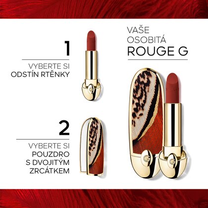 Puzdro na rúž s dvojitým zrkadielkom