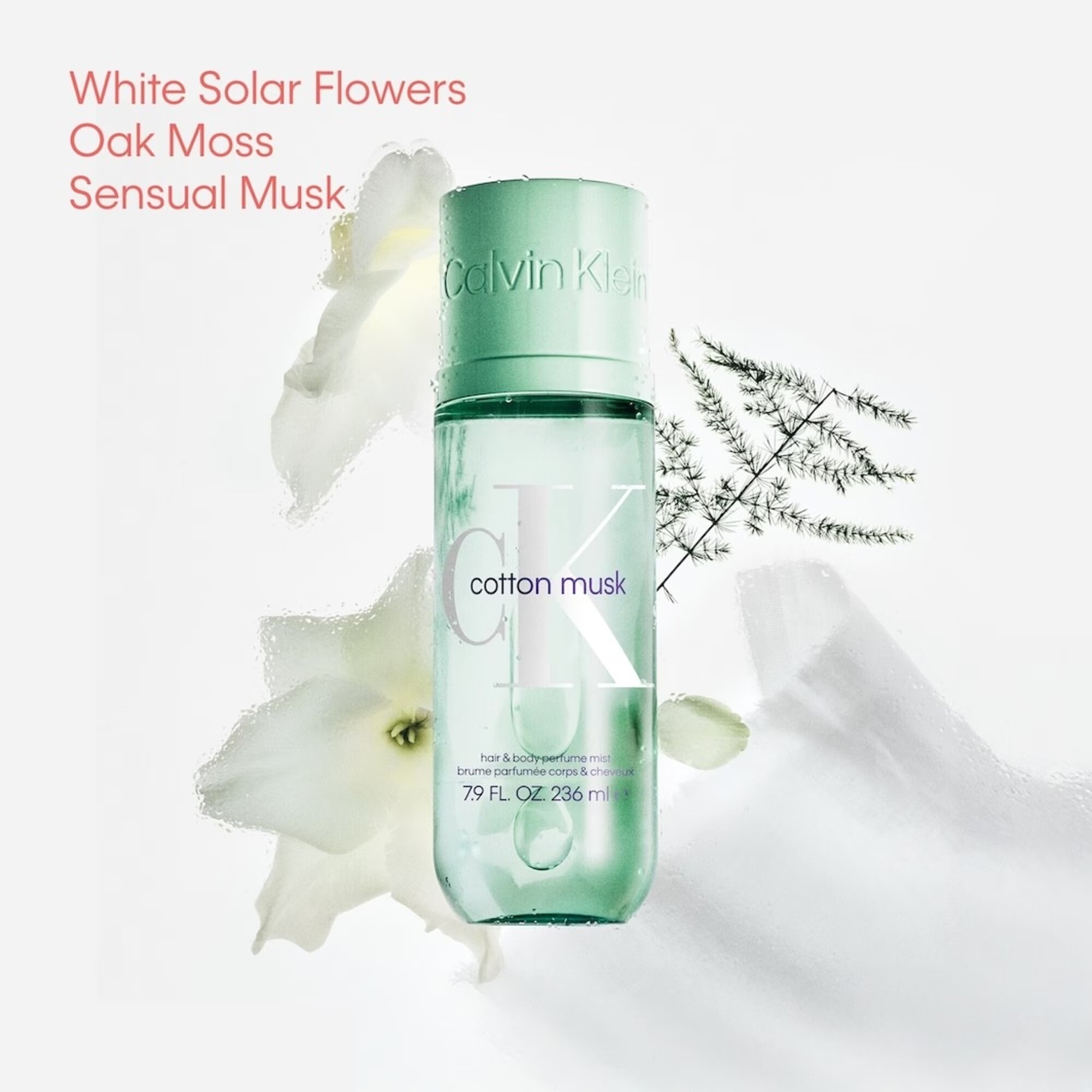 100 ML CALVIN KLEIN COTTON MUSK HAIR & BODY PERFUME MIST Parfumovaná hmla na telo a vlasy  1 of 6 