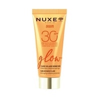 40 ML Nuxe SUN Trblietavý rozjasňujúci ochranný fluid na tvár s vysokou ochranou SPF 30  