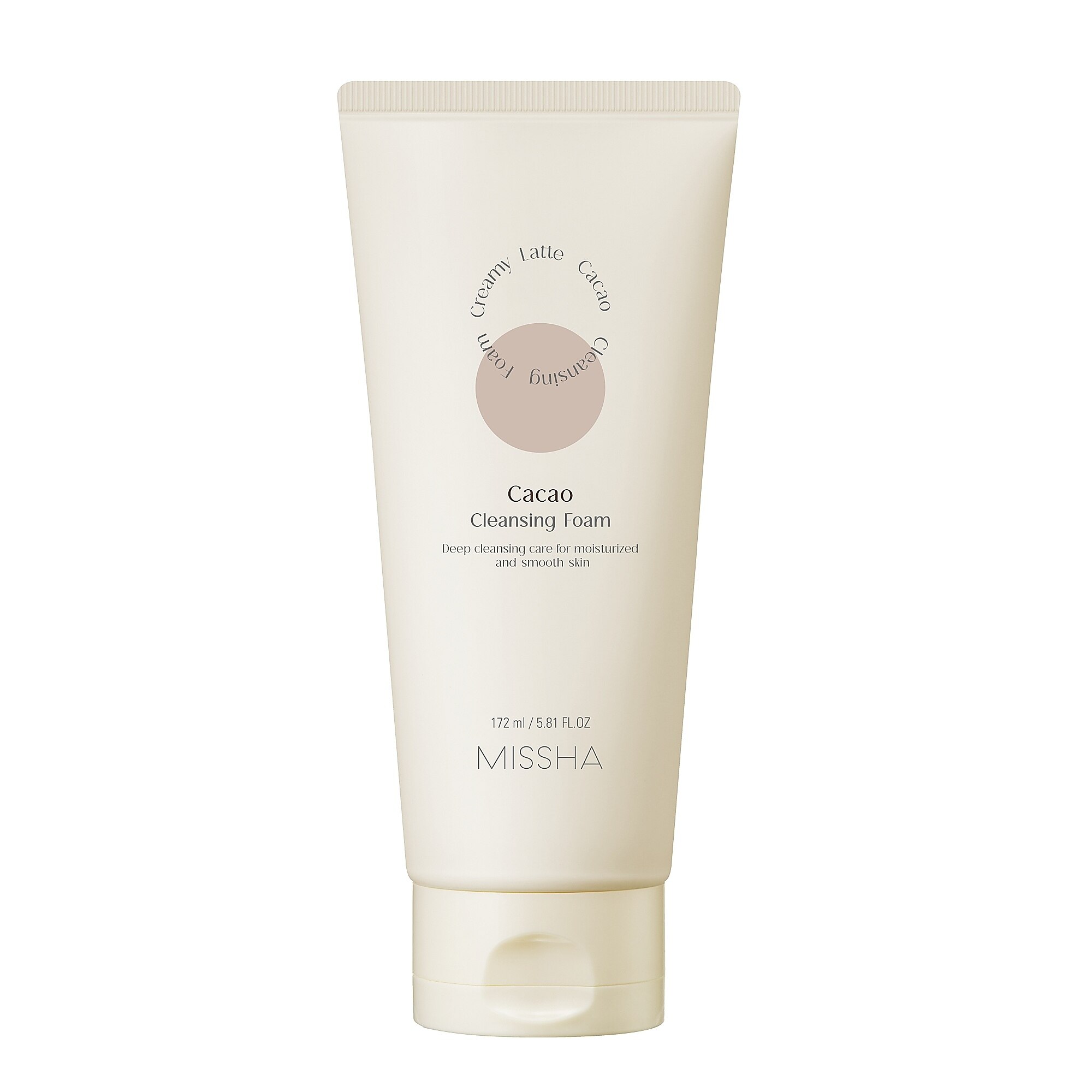 172 ML MISSHA CREAMY LATTE CLEANSING FOAM CHOCOLATE Krémová čistiaca pena 1 of 2 Krémová čistiaca pena