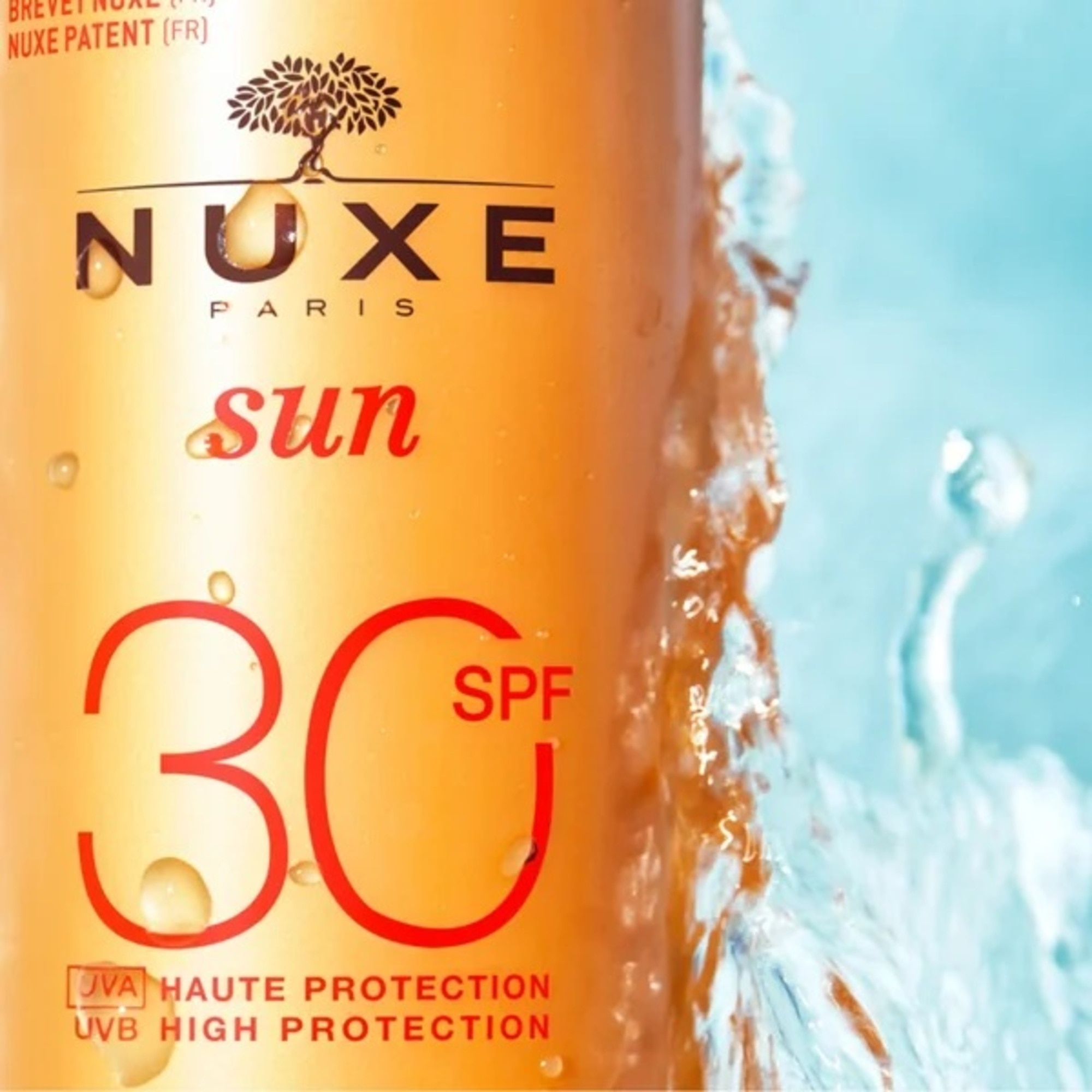 150 ML Nuxe SUN Jemný opaľovací sprej na tvár a telo s vysokou ochranou SPF 30 1 of 3