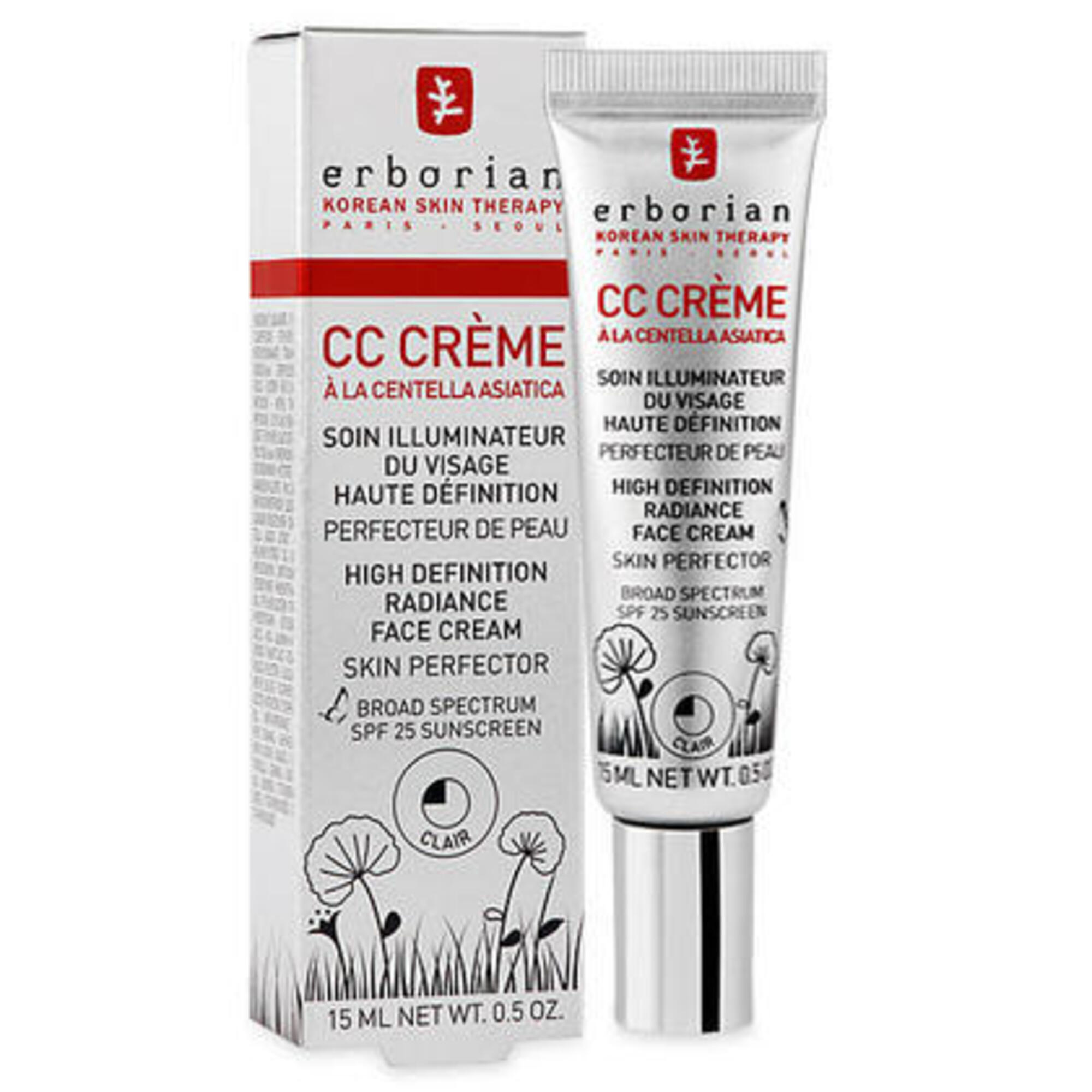 15 ML ERBORIAN CC CRÉME Rozjasňujúci CC Krém Clair Pre Svetlú Pleť  Rozjasňujúci CC Krém Clair Pre Svetlú Pleť