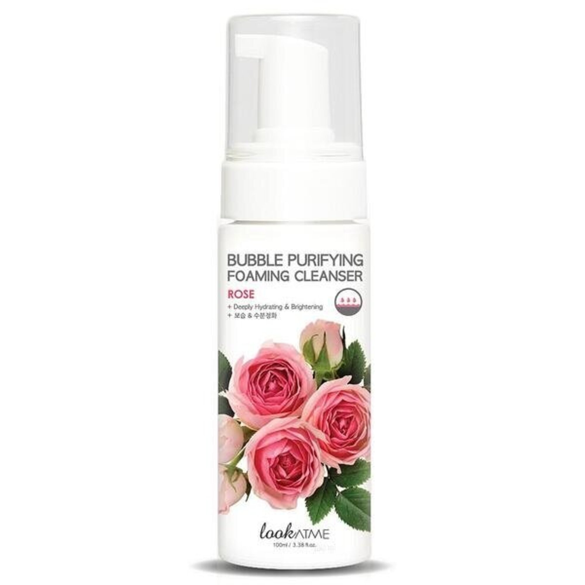 150 ML LOOK AT ME BUBBLE PURIFYING FOAMING CLEANSER ROSE Čistiaci pena s obsahom ruže damascénskej 1 of 1