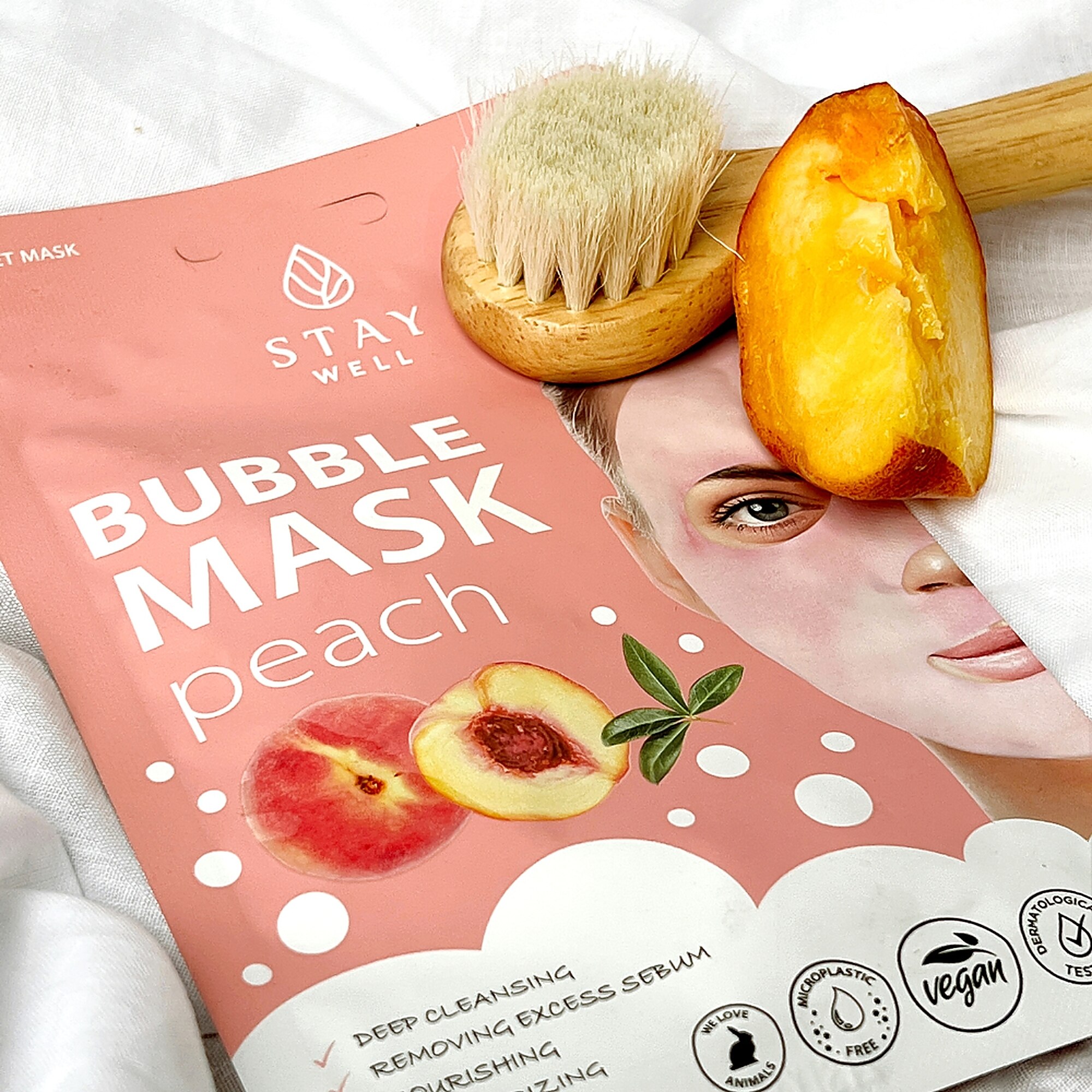 20 G STAY WELL DEEP CLEANSING BUBBLE MASK Hĺbkovo čistiaca penová maska 2 of 2 Hĺbkovo čistiaca penová maska