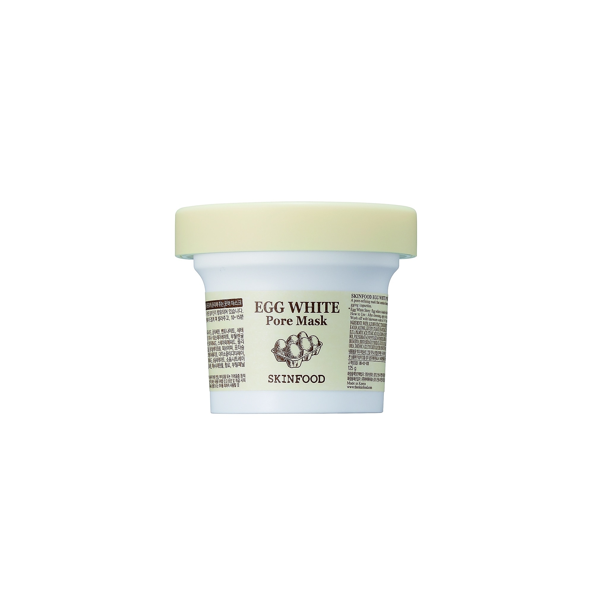120 G SKINFOOD EGG WHITE PORE MASK Pleťová maska 1 of 3 Pleťová maska