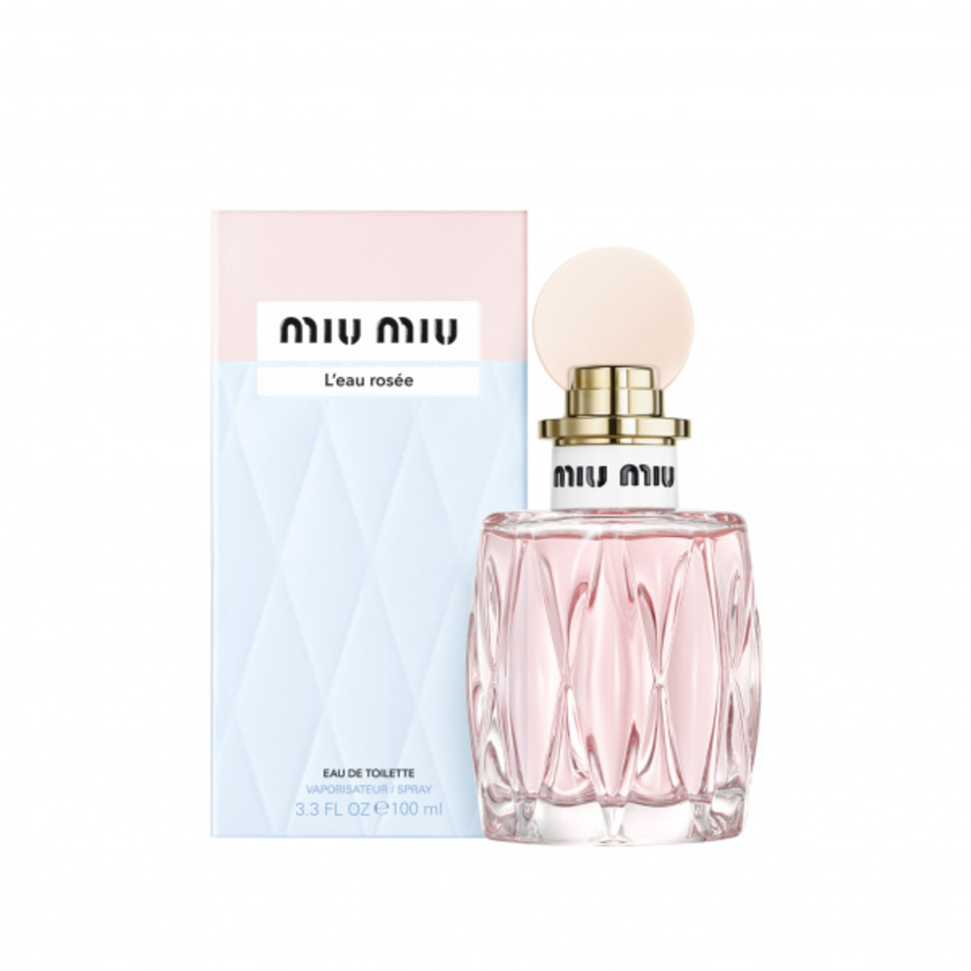 100 ML Miu Miu L'EAU ROSEE Toaletná voda  2 of 2 Toaletná voda