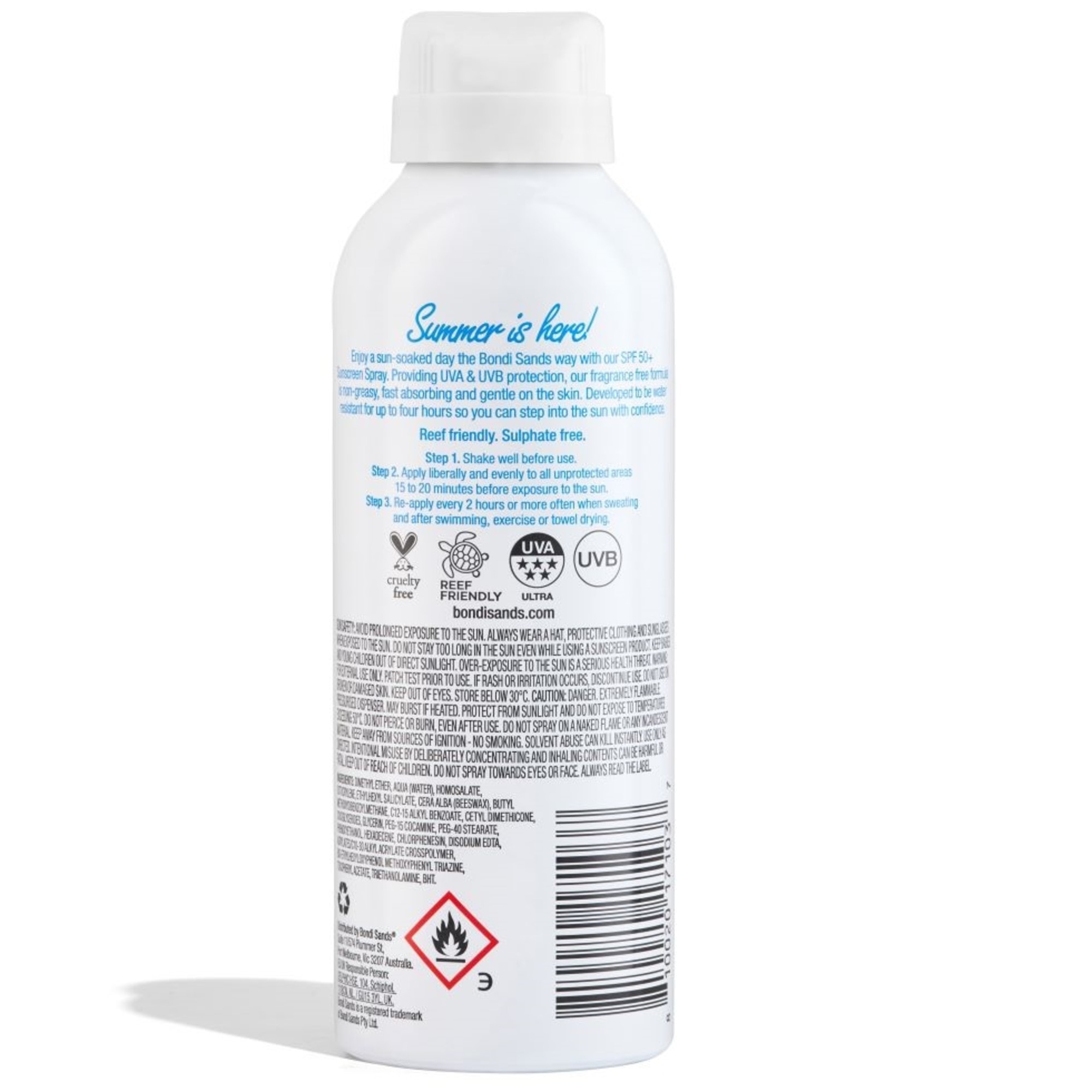 Sprej na opaľovanie SPF 50+