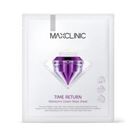 28 GR MAX CLINIC TIME RETURN MELATONIN CREAM MASK SHEET Pleťová maska s melatonínom  1 of 2 