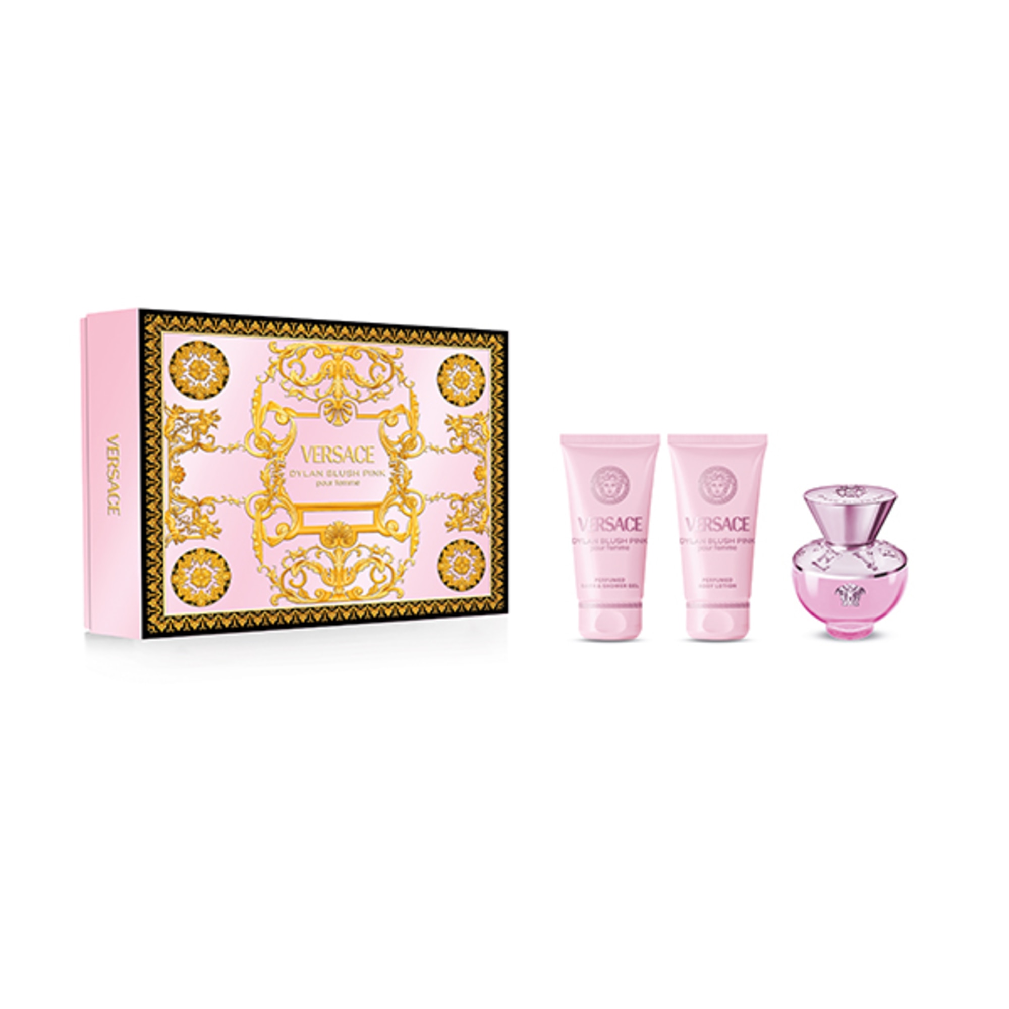 50+50+50 ML Versace DYLAN BLUSH PINK GIFTSET Dámska darčeková sada 1 of 1 Dámska darčeková sada
