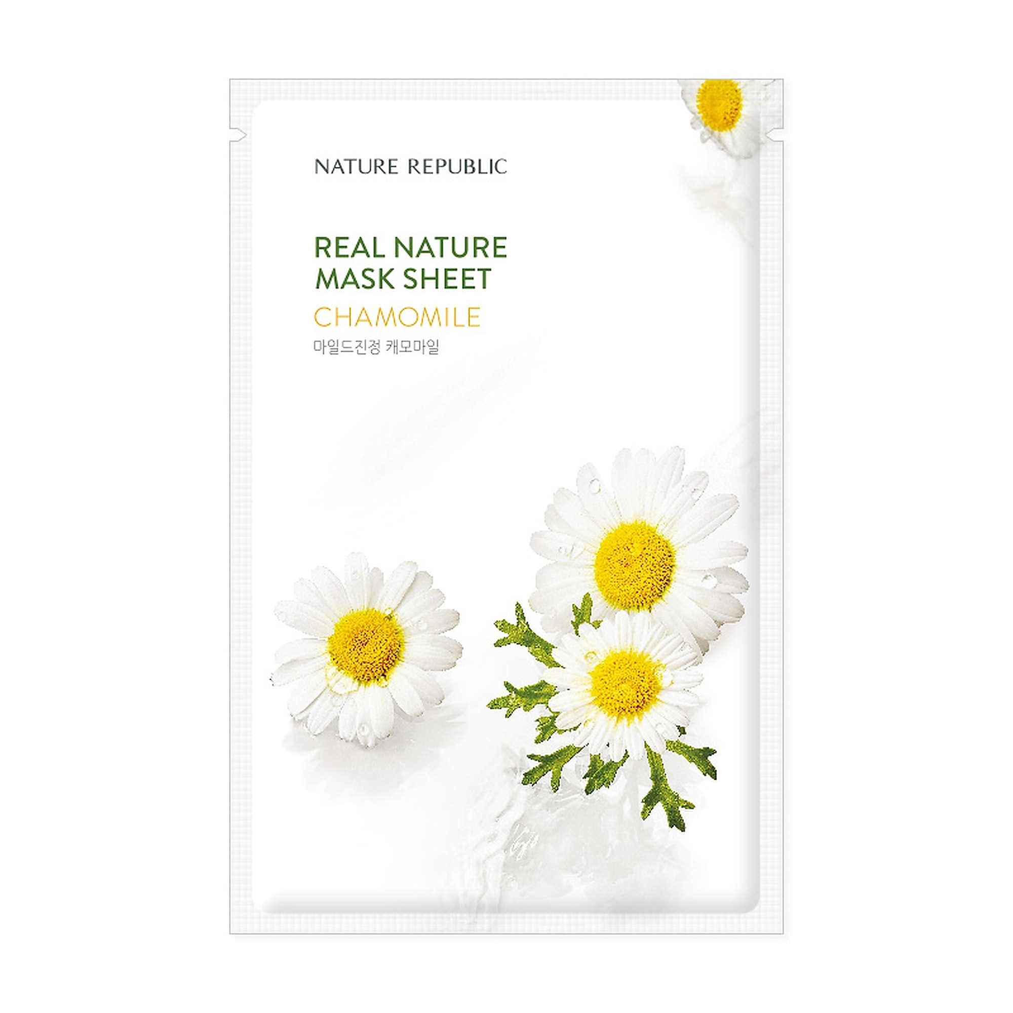 23 ML NATURE REPUBLIC CHAMOMILE MASK SHEET Pleťová maska 1 of 1 Pleťová maska
