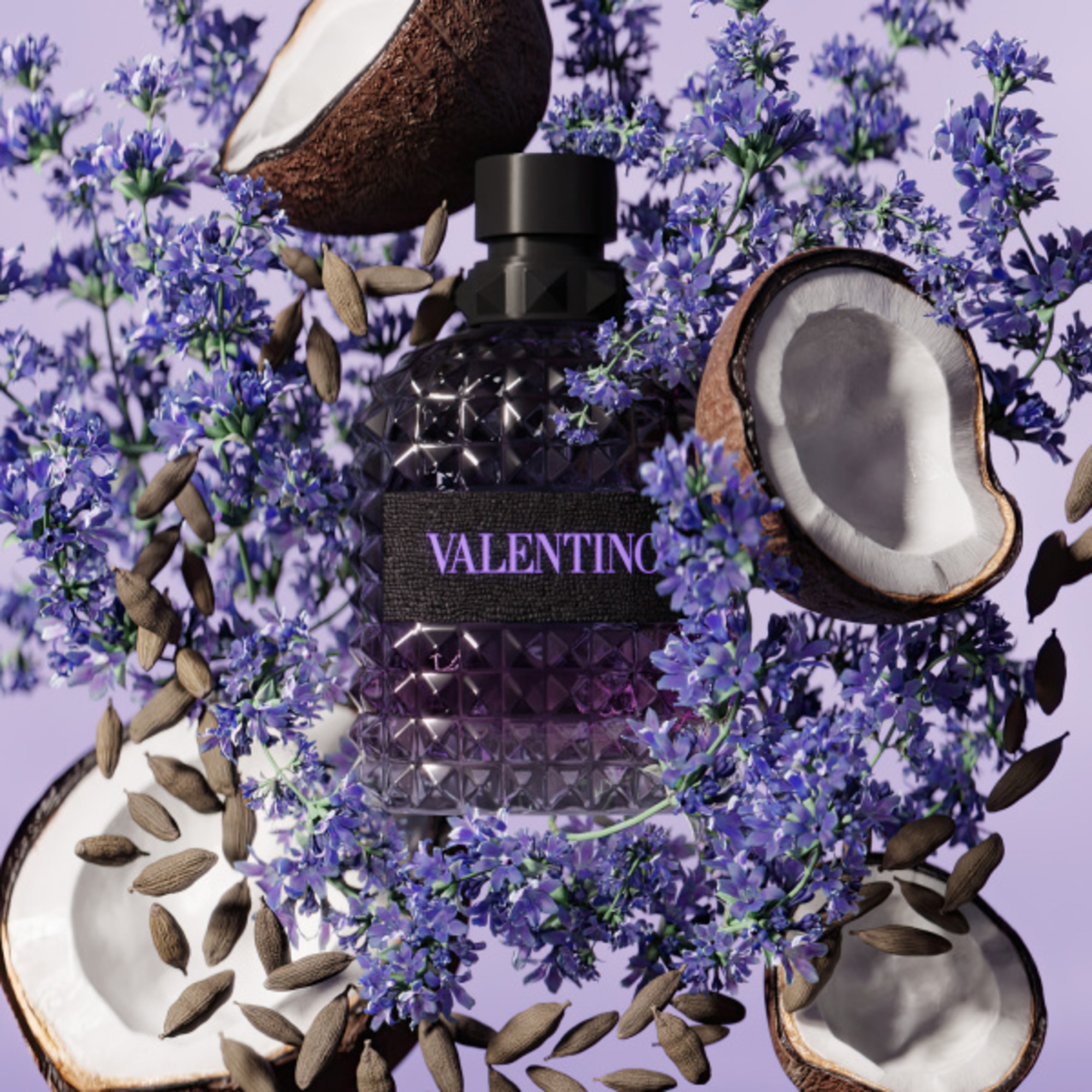 100 ML Valentino BORN IN ROMA PURPLE MELANCHOLIA UOMO Parfumovaná voda 1 of 3