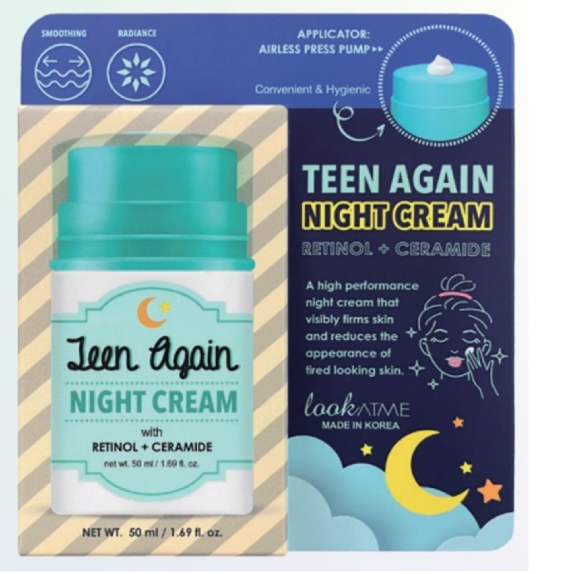 50 ML LOOK AT ME TEEN AGAIN NIGHT CREAM Hydratačný nočný krém 1 of 1