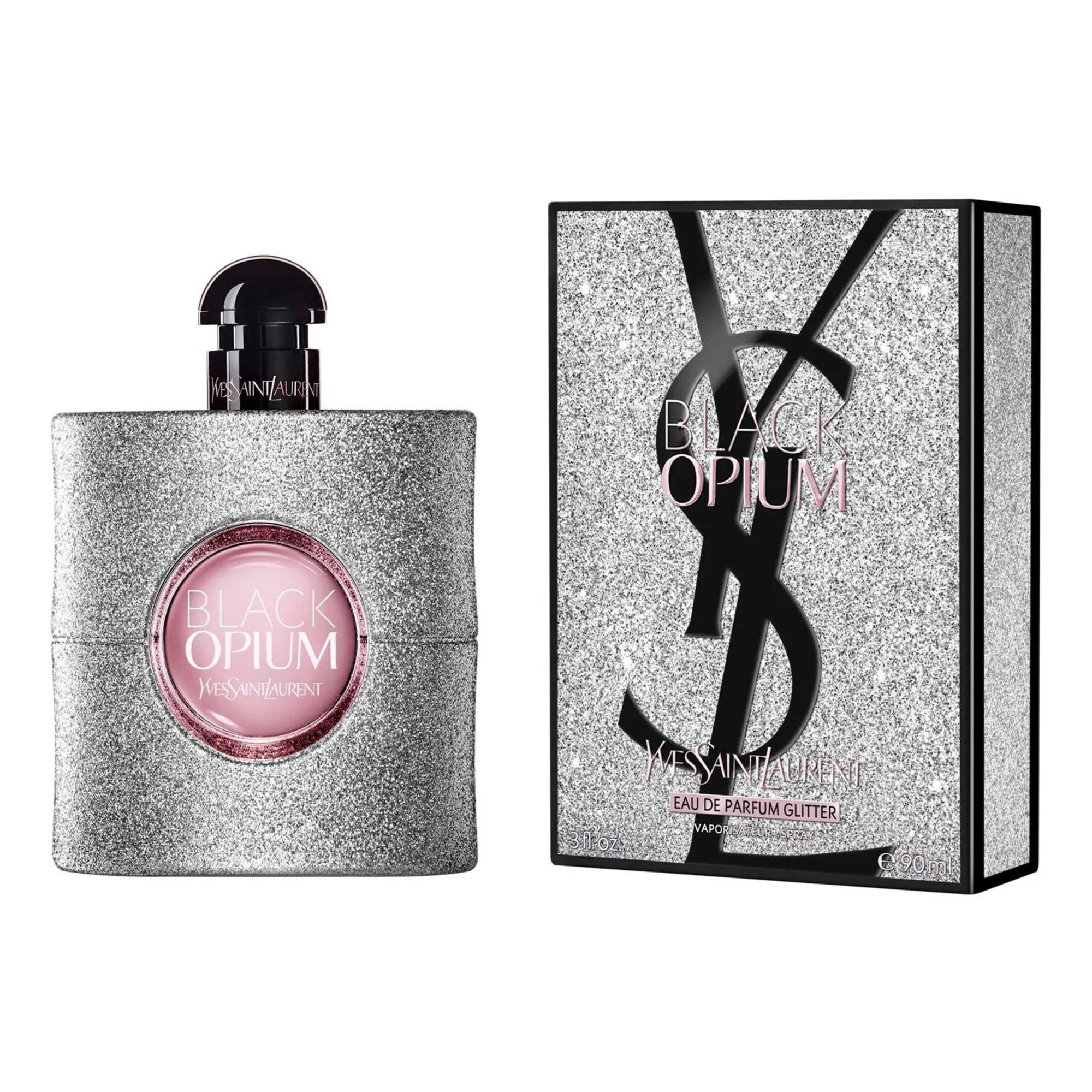90 ML YVES SAINT LAURENT BLACK OPIUM GLITTER Parfumovaná voda  1 of 5 