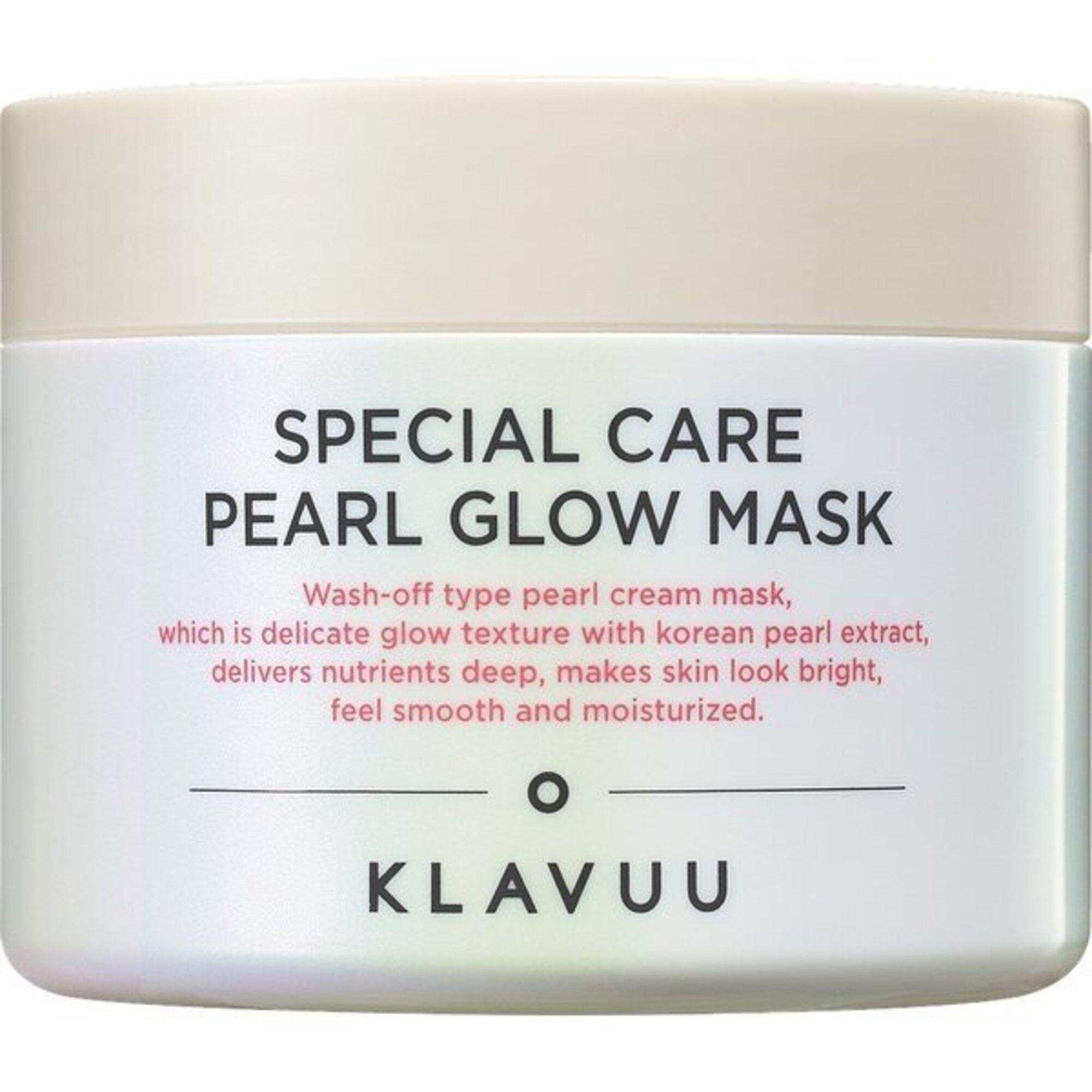 100 ML KLAVUU SPECIAL CARE PEARL GLOW MASK Rozjasňujúca a čistiaca maska 1 of 1