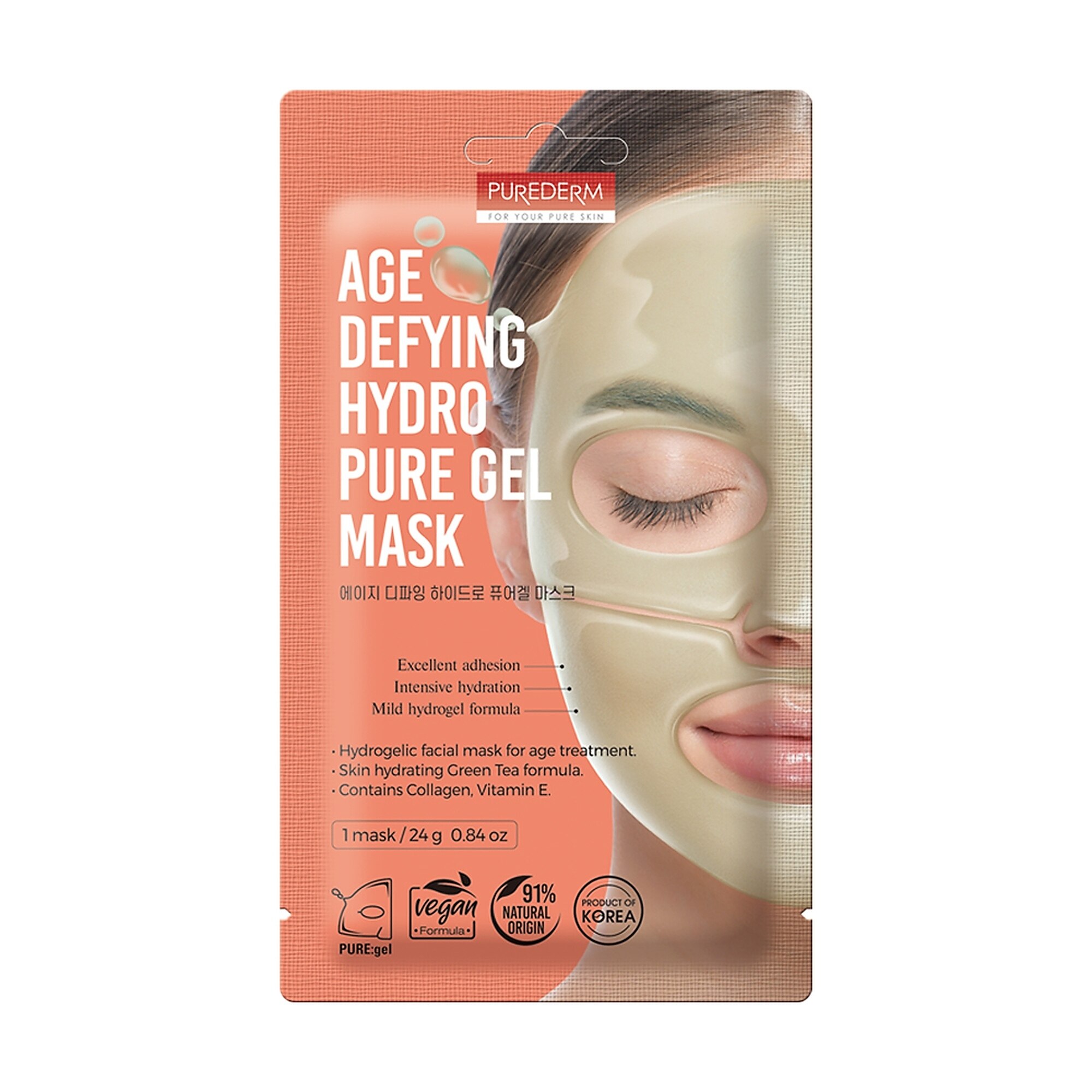 24 G PUREDERM AE DEFYING HYDRO PURE GEL MASK Hydratačná gélová maska 1 of 1 Hydratačná gélová maska
