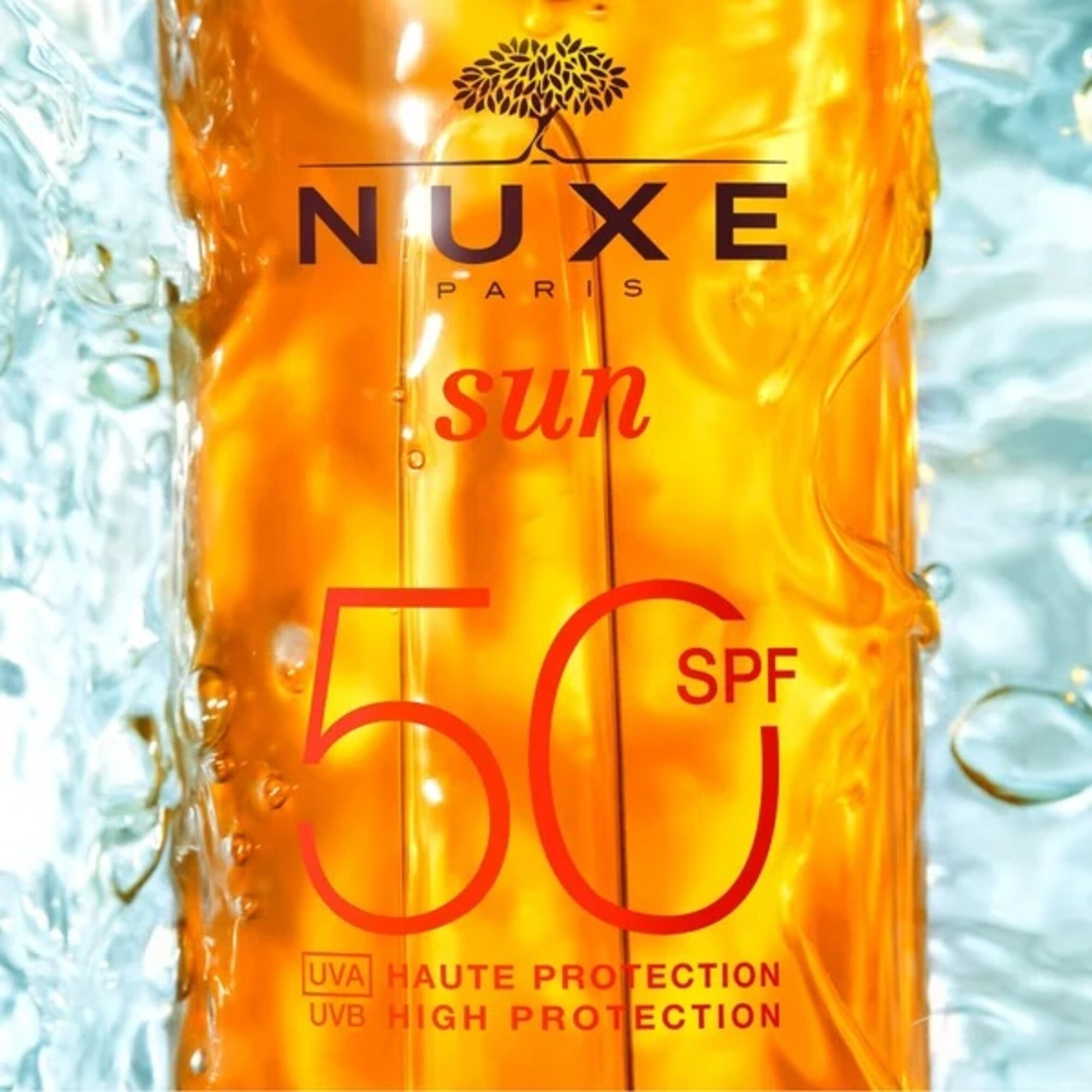 150 ML Nuxe SUN Opaľovací olej na telo s veľmi vysokou ochranou SPF 50 1 of 3