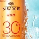 150 ML Nuxe SUN Jemný opaľovací sprej na tvár a telo s vysokou ochranou SPF 30 2 of 3 Jemný opaľovací sprej na tvár a telo s vysokou ochranou SPF 30