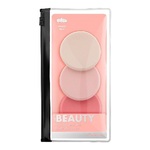  MARIONNAUD ACCESSORIES MY FLAT ROUND SPONGE Sada okrúhlych plochých hubiek na make-up  2 of 2 Sada okrúhlych plochých hubiek na make-up