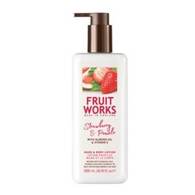 500 ML GRACE COLE STRAWBERRY & POMELO HAND & BODY LOTION Krém na ruky a telo  1 of 2 