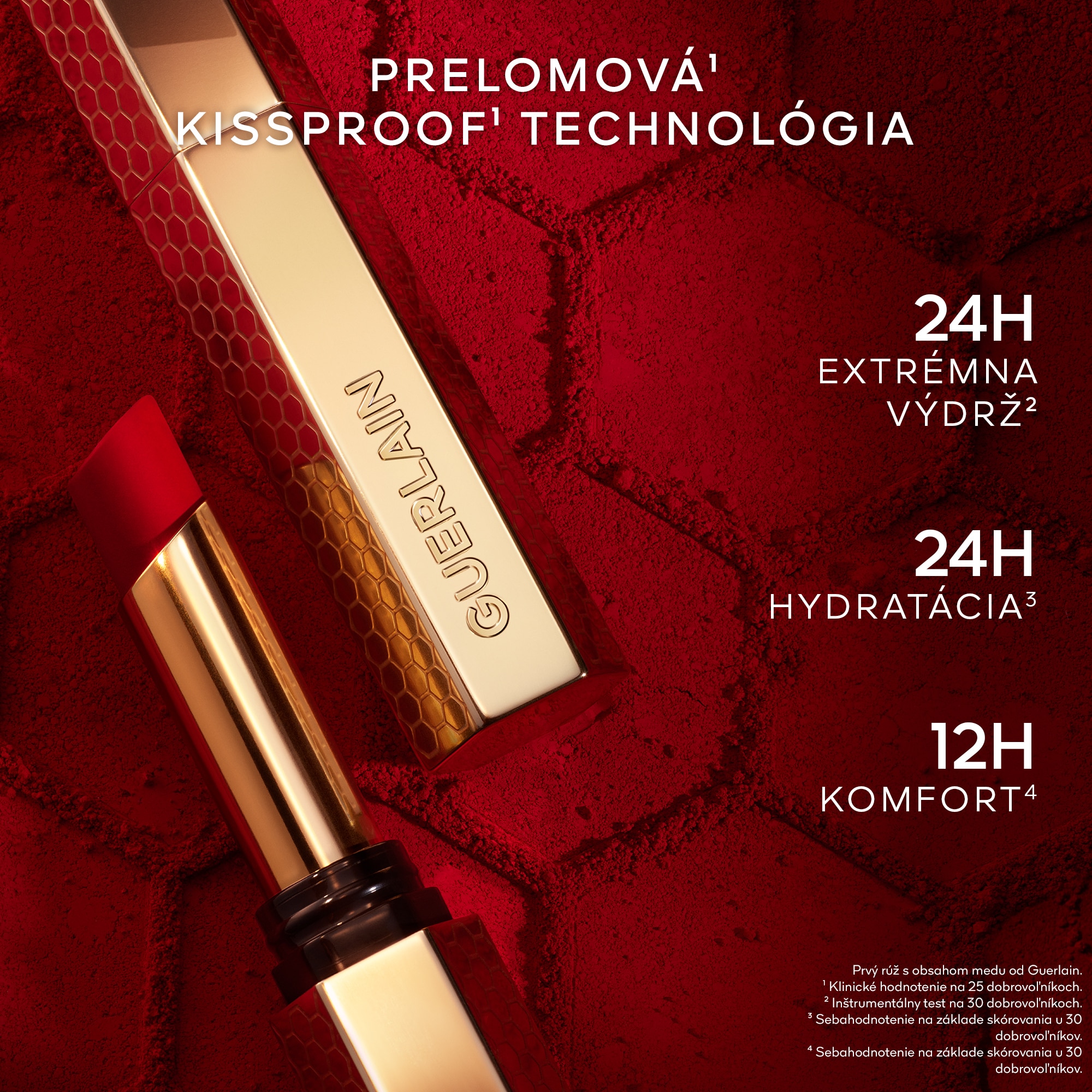  GUERLAIN KISSKISS Intenzívny rúž obohatený o med  1 of 8 