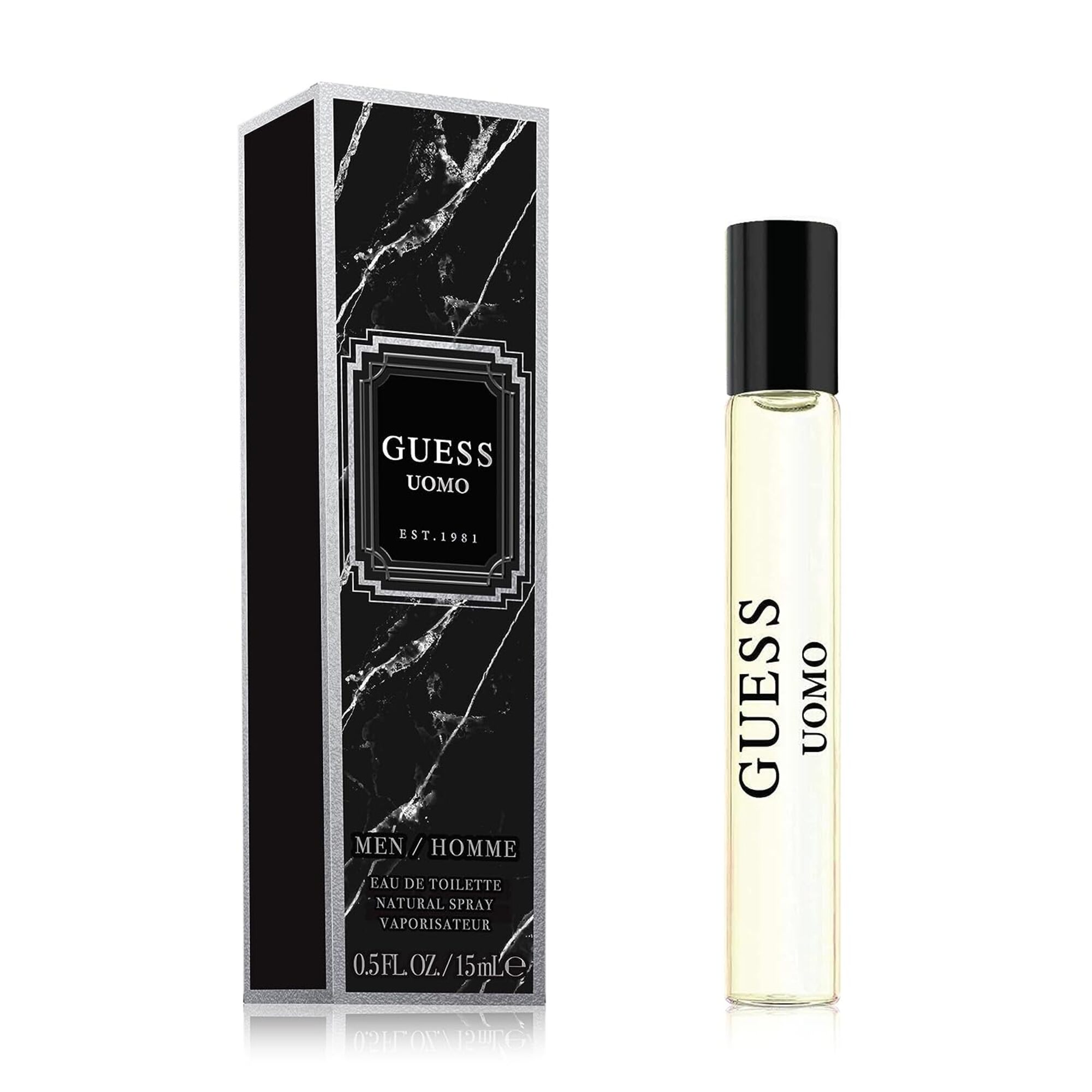 15 ML GUESS UOMO TRAVEL SPRAY Toaletná voda. Cestovný sprej. 1 of 1
