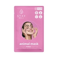 22 G STAY WELL ANIMAL MASK PANDA Pleťová maska