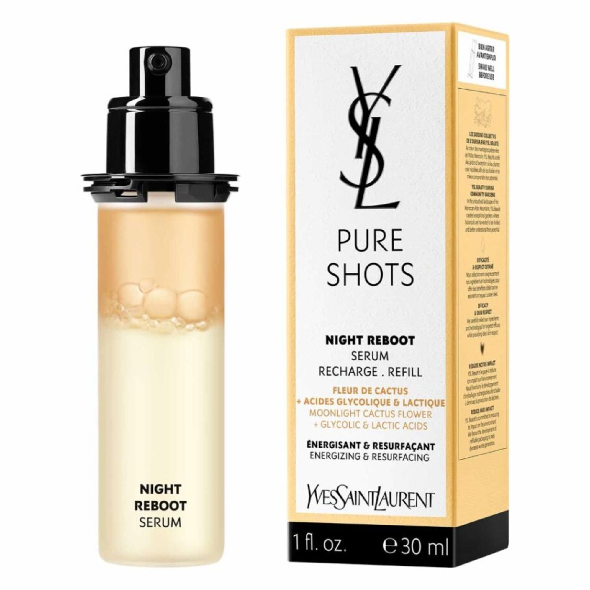 Nočné sérum. Náplň.