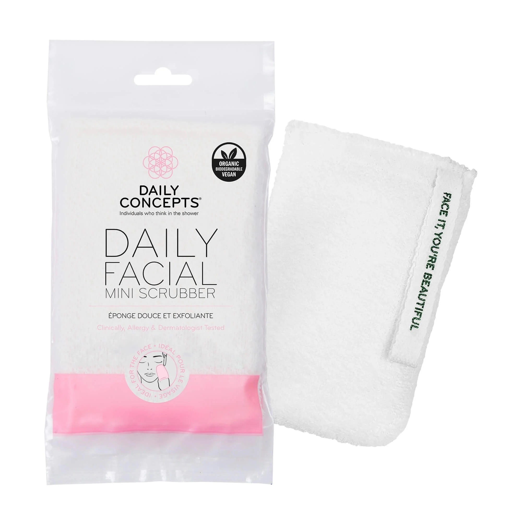 DAILY CONCEPTS MINI EXFOLIATING DUAL TEXTURE SCRUBBER Mini peelingová špongia 1 of 1