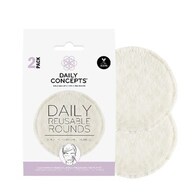  DAILY CONCEPTS COTTON REUSABLE REMOVER 2PC Bavlnené exfoliačné tampóny  1 of 2 