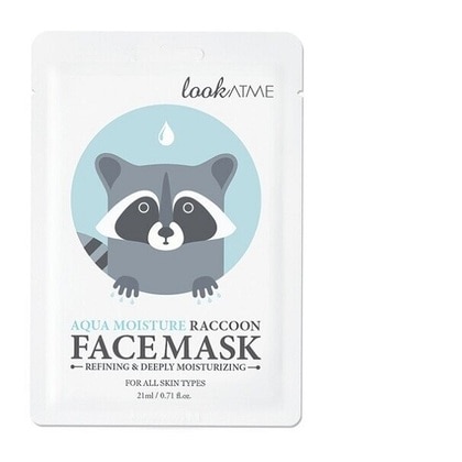 21 ML LOOK AT ME AQUA MOISTURE RACCOON Hydratačná maska 1 of 1