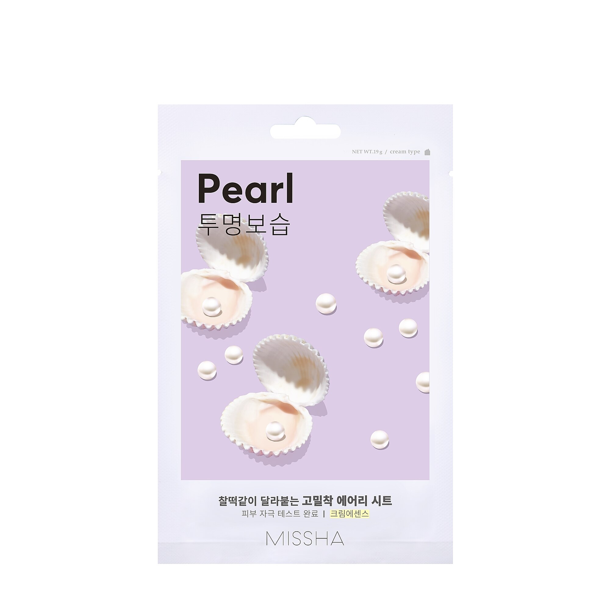 22 G MISSHA AIRY FIT SHEET MASK PEARL Pleťová maska 1 of 1 Pleťová maska