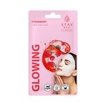 22 G STAY WELL CLASSIC SHEET MASK STRAWBERY Pleťová maska 1 of 1 Pleťová maska