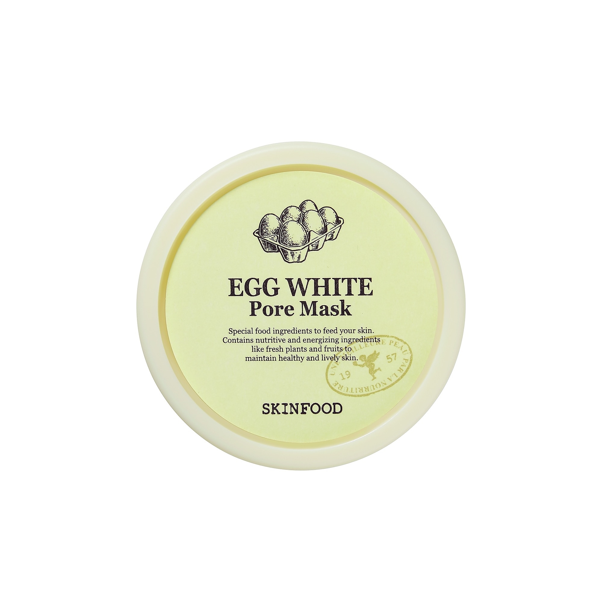 120 G SKINFOOD EGG WHITE PORE MASK Pleťová maska 3 of 3 Pleťová maska