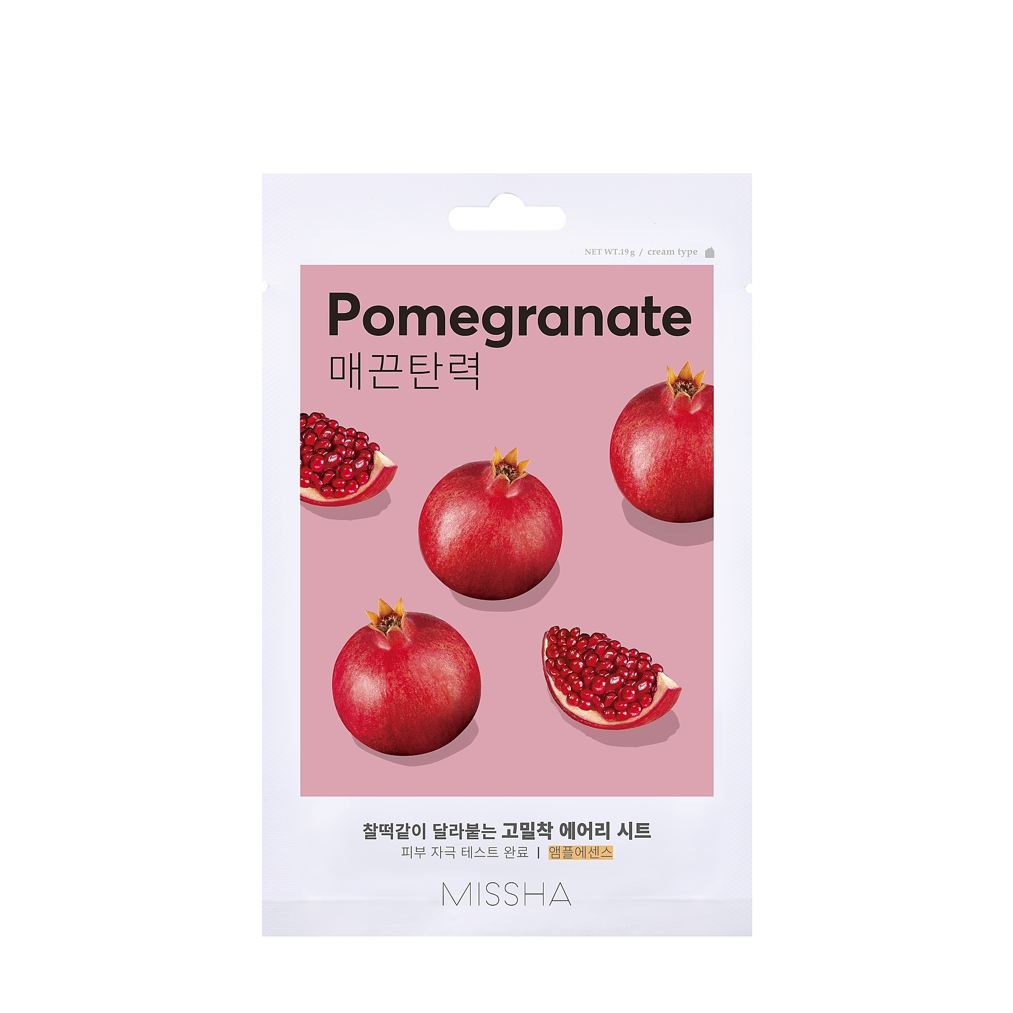 22 G MISSHA AIRY FIT SHEET MASK POMEGRANATE Pleťová maska 1 of 1 Pleťová maska